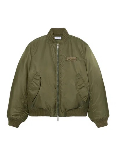 Off-white Outerwear In Green