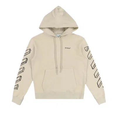 Pre-owned Off-white Outlin Marker Arrow Slim Hoodie 'sand/black' | Brown | Men's Size S