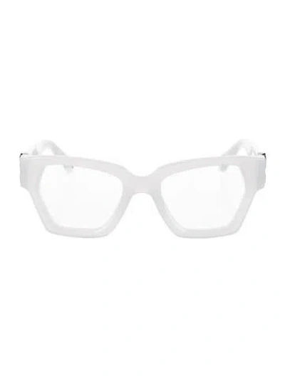 Pre-owned Off-white Oversize Eyeglasses In Grey