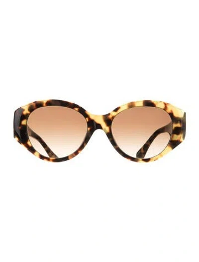 Pre-owned Off-white Oversize Gradient Sunglasses In Brown