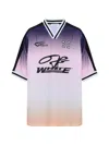 Off-white Oversized Logo-print T-shirt In Pink