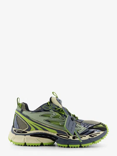 Off-white Ow Be Right Back Mesh Low-top Sneakers In Green