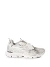 Off-white Light Grey And Silver Sneakers With Mesh In White