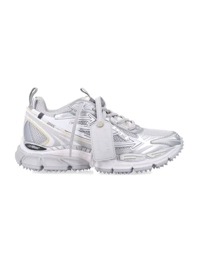 Off-white Ow Be Right Back Sneakers In Silver