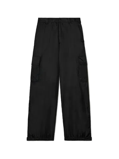 Off-white Ow Emb Nyl Cargo Pant In Black