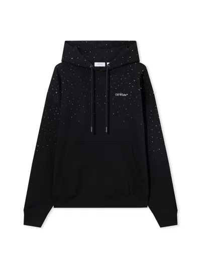 Off-white Ow X Swarovski Skate Hoodie In Multi