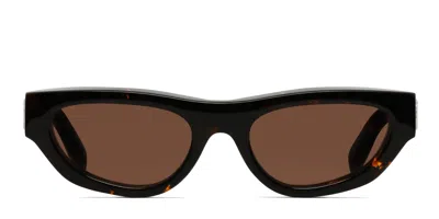 Off-white Ow1050 Honolulu Brown/tortoise In Brown,tortoise