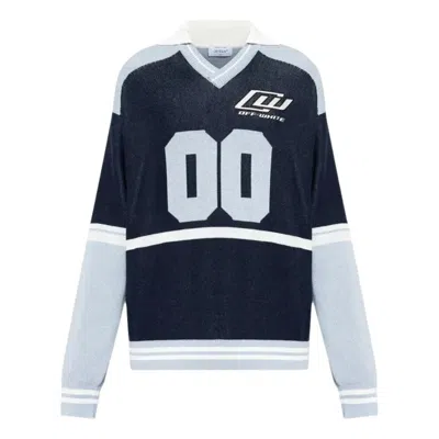 OFF-WHITE Off-White OWR 00 Sporty Knit Long-Sleeve Polo 'Black'