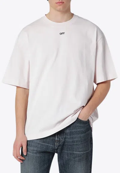 Off-white Paint Arrow Skate T-shirt In Purple