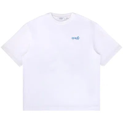Pre-owned Off-white Paint Splatter Arrow Diag Fit Tee 'white' | Men's Size M