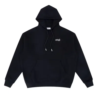 Pre-owned Off-white Paint Splatter Arrow Diag French Terry Hoodie 'black' | Men's Size Xs