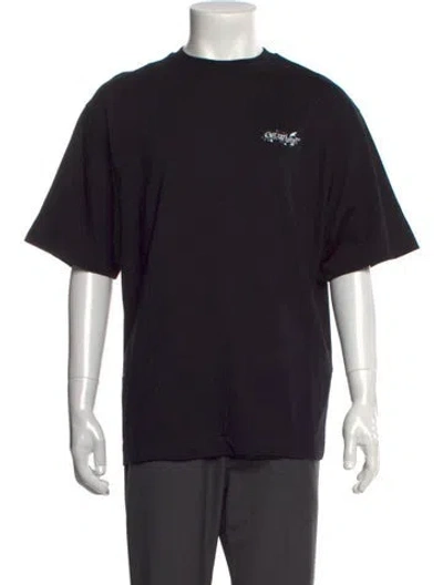 Pre-owned Off-white Paint Splatter Arrow Graphic Print T-shirt W/ Tags In Black