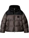 Off-white Patch Down Jacket In Black