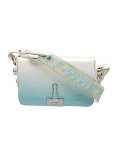 Pre-owned Off-white Patent Leather Crossbody Bag In White