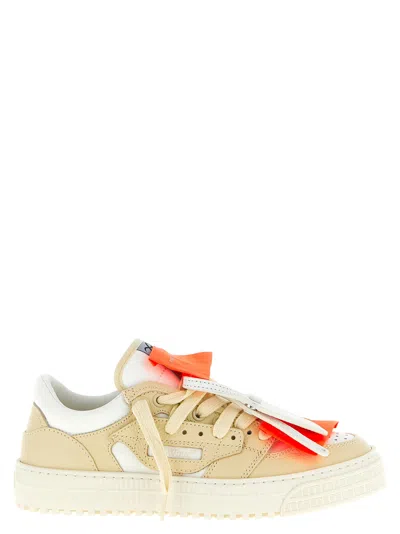 OFF-WHITE OFF-WHITE PERFORATED LEATHER SNEAKER