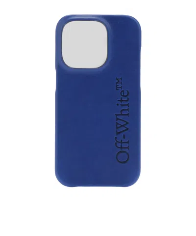 Off-white Phone Case In Blue