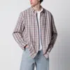 Off-white Pink Flannel Regular Shirt In Brown