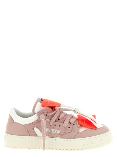 Off-white Pink Logo Sneakers