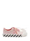 Off-white Pink Vulcanized Sneakers In Multi