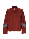 Off-white Piped Logo-print Jacket In Brown