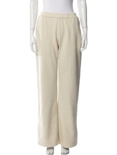 Pre-owned Off-white Pleated Accents Sweatpants W/ Tags In Neutrals