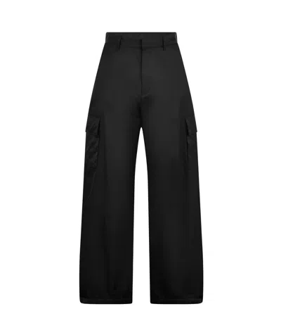 Off-white Pocket Cargo Pants In Black