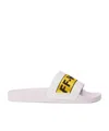 Off-white Pool Sliders In Black