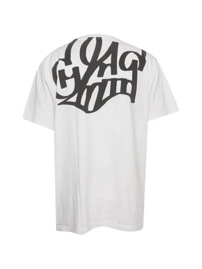 Pre-owned Off-white Printed Jersey T-shirt In White