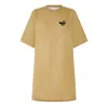 Off-white Printed Short-sleeved T-shirt In Brown