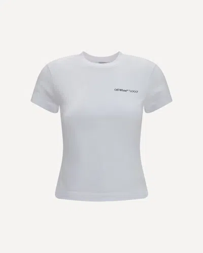 Off-white Printed T-shirt In White