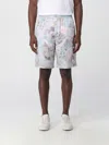 Off-white Printed Viscose Shorts In Multi