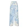Off-white Printed Wide-leg Pants In White