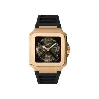 Pre-owned Off-white Proto Auto Silicone Watch 'rose Gold' | Men's Size Onesize