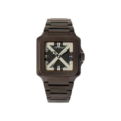 Pre-owned Off-white Proto Layer Bracelet Watch 'brown' | Men's Size Onesize