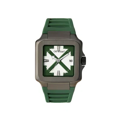 Pre-owned Off-white Proto Layer Silicone Watch 'black' | Men's Size Onesize