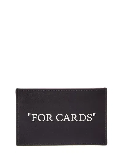 Off-white ™ Quote Bookish Card Case In Black