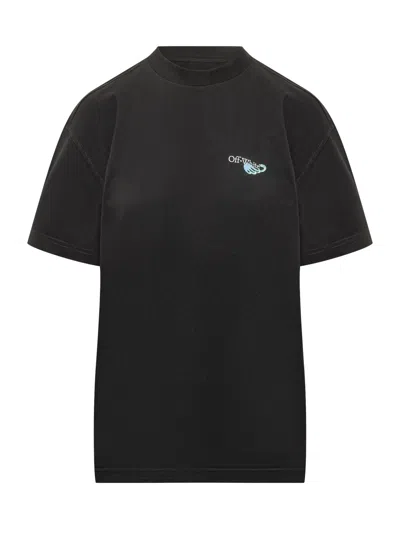 Off-white Quote Graphic T-shirt - Regular Fit In Black