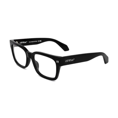 Off-white Rectangle Full Rim Eyeglasses In Brown