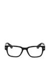 Off-white Rectangle-frame Optical Glasses In Black