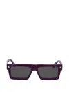 Off-white Rectangle-frame Sunglasses In Blue