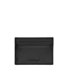 Off-white Rectangular Card Holder In Black