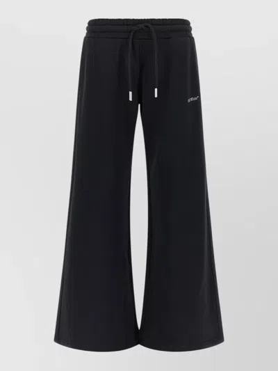 Off-white Relaxed Joggers Side Pockets Edition In Black