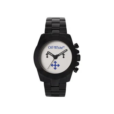 Pre-owned Off-white Reset Chronograph Watch 'black' | Men's Size Onesize