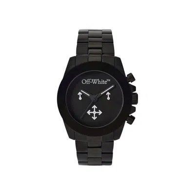 Pre-owned Off-white Reset Chronograph Watch 'black' | Men's Size Onesize