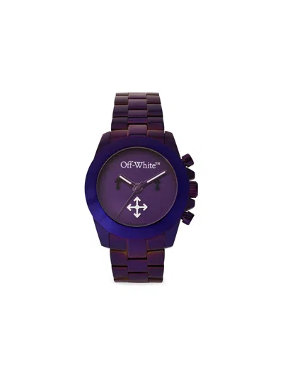 Off-white Reset Watch In Purple