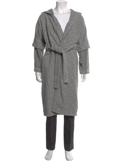 Pre-owned Off-white Robe In Gray