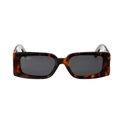 Pre-owned Off-white Roma Sunglasses 'havana/dark Grey' | Men's Size Onesize