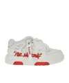 Off-white Round-toe Sneakers In Multi