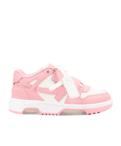 Off-white Round-toe Sneakers In Multi