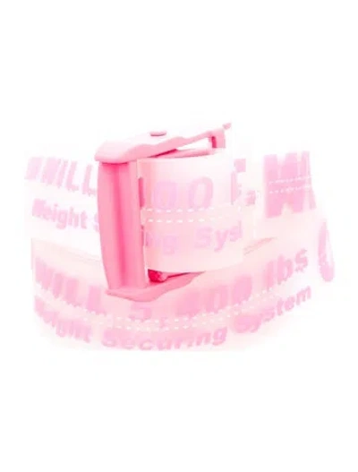 Pre-owned Off-white Rubber Waist Belt
